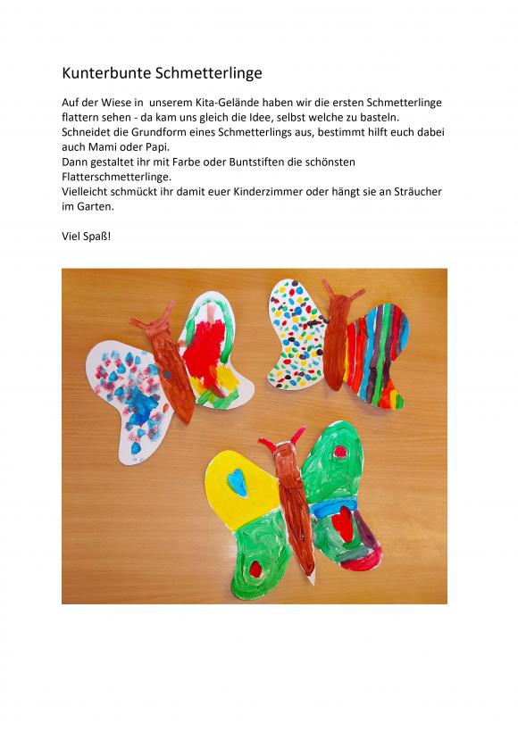 Kunderbunte Schmetterlinge